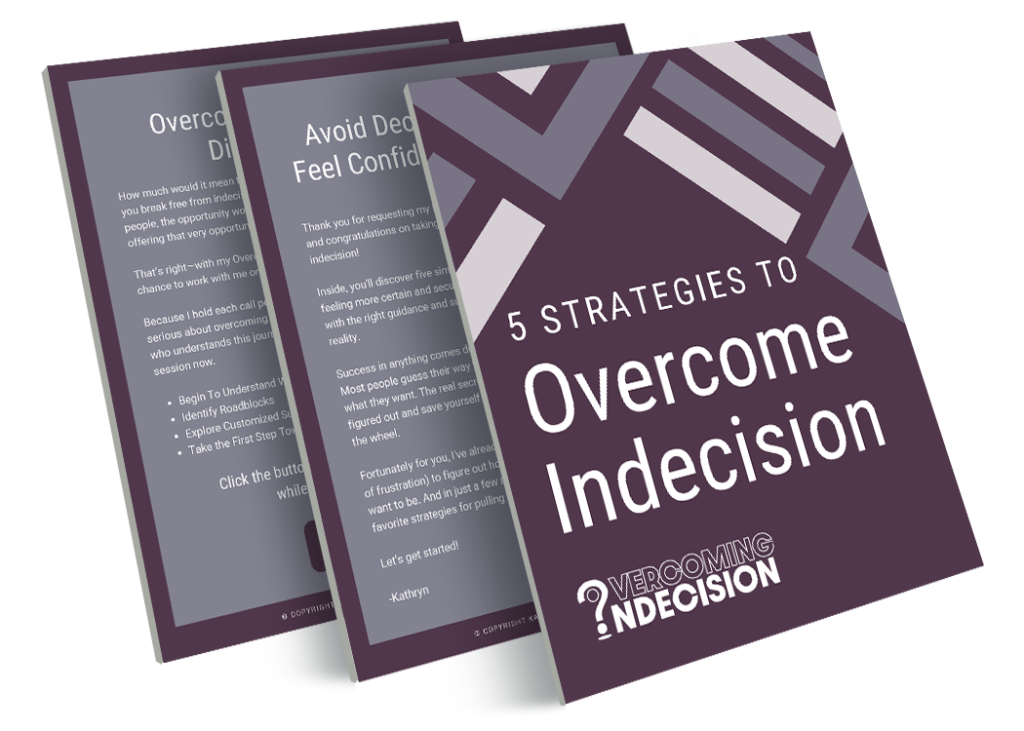 Image of "5 Strategies to Overcome Indecision"